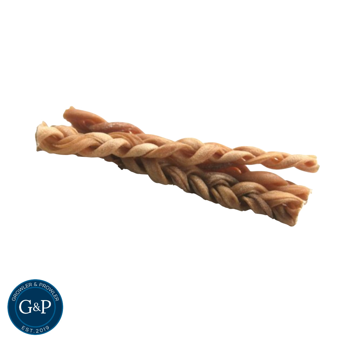 Braided Lamb Skin Chews from Growler & Prowler, a natural dog treat company based in Manchester, UK. Established in 2019